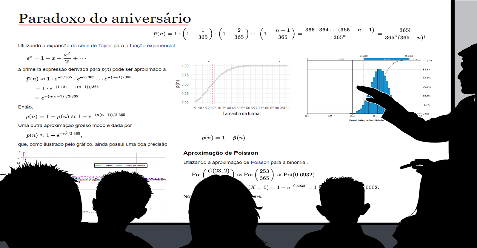 PARADOXO DO ANIVERSÁRIO 🎂 🎁Se você entrar em uma sala com 50 pessoas