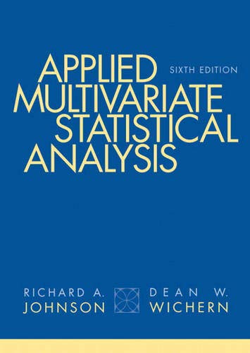 Capa de Applied Multivariate Statistical Analysis