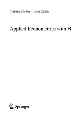 Capa de Applied Econometrics with R